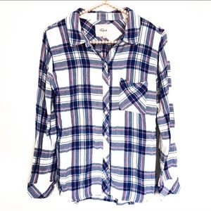 Ladies Anthropology Rails flannel shirt